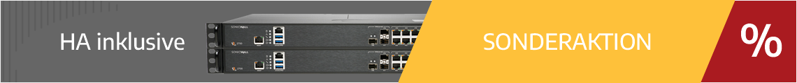 SonicWall Hochverfügbarkeit (HA) Promo