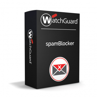 WatchGuard spamBlocker License for WatchGuard Firebox T10 Firewall, Renew license or buy initially, 1 year