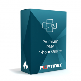 Fortinet FortiCare Premium RMA 4-hour Onsite Lizenz für FortiGate 200F Firewall, Lizenz verlängern oder erstmalig kaufen, 1 Jahr