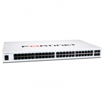 FortiSwitch-148F FortiSwitch-148F is a performance/price competitive L2+ management switch with 48x GE port + 4x SFP+ port + 1x RJ45 console