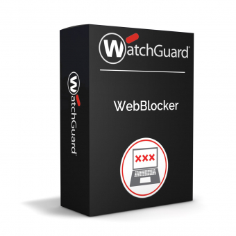 WatchGuard WebBlocker License for WatchGuard Firebox M4600 Firewall, Renew license or buy initially, 1 year