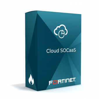 Fortinet FortiAnalyzer Cloud SOCaaS: Cloud-based Log Monitoring (PaaS), including IOC Service and Fortinet SOCaaS für FortiGate 2500E Firewall, Lizenz verlängern oder erstmalig kaufen, 1 Jahr