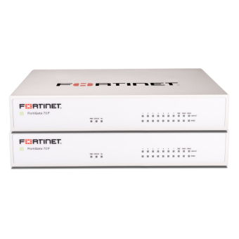Fortinet FortiGate 70F Firewall Cluster (FG-70F-HA) mit Advanced Threat Protection (ATP) Bundle, 1 Jahr
