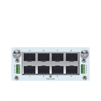 Sophos 8-Port GbE Kupfer PoE-Flexi-Port-Modul inklusive Stromversorung für SG/XG 210 Rev. 3 und SG/XG 230, 3xx & 4xx Rev. 2