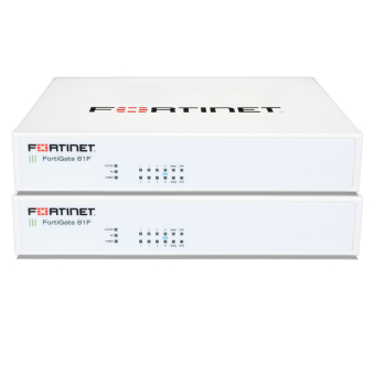 Fortinet FortiGate 81F Firewall Cluster (FG-81F-HA) mit Advanced Threat Protection (ATP) Bundle, 1 Jahr