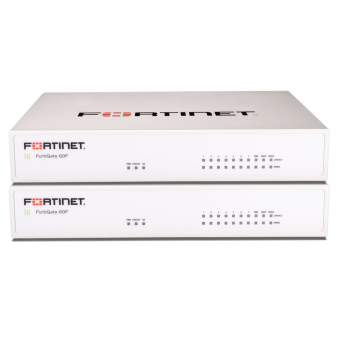 Fortinet FortiGate 60F Firewall Cluster (FG-60F-HA) with Advanced Threat Protection (ATP) Bundle, 1 year