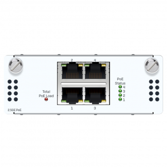 Sophos 4 port 2.5GbE copper PoE FleXi Port module für XGS 2xxx/3xxx/4xxx