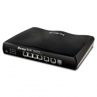DrayTek Vigor 2926 DualWAN Gigabit Router ohne Modem mit 2xGigaBit WAN, 4xGigaBit LAN, 2xUSB, 50xVPN, VLAN