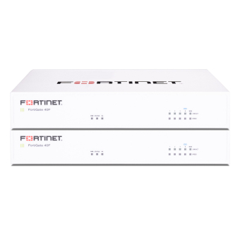 Fortinet FortiGate 40F Firewall Cluster (FG-40F-HA) mit Advanced Threat Protection (ATP) Bundle, 1 Jahr