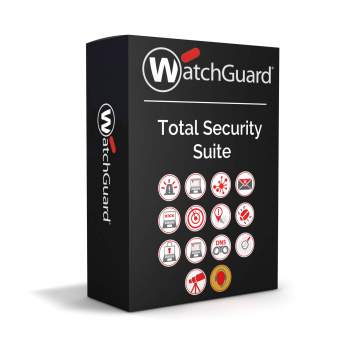 WatchGuard Total Security Suite license for WatchGuard Firebox T20 Firewall, Renew license or buy initially, 3 years