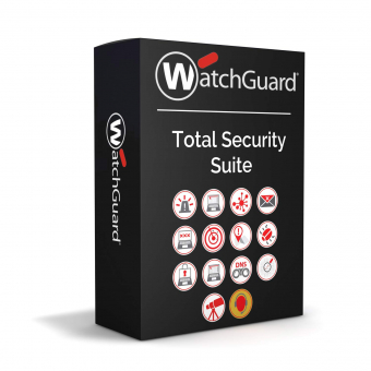 WatchGuard Total Security Suite Lizenz für WatchGuard Firebox T20 Firewall, Lizenz verlängern oder erstmalig kaufen, 1 Jahr