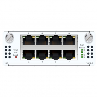 Sophos 4 port GbE copper PoE + 4 port GbE copper FleXi Port module für XGS 2xxx/3xxx/4xxx