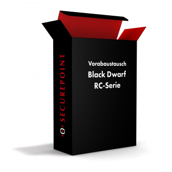 Securepoint (VAT) Vorabaustausch für Black Dwarf G3 VPN, Lizenz verlängern oder erstmalig kaufen, 5 Jahre