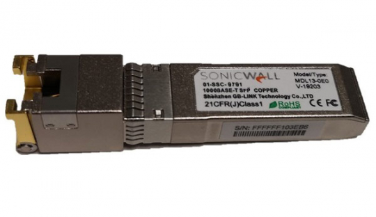 SonicWall SFP/SFP+ Modules 1GB-RJ45 SFP Copper Module No Cable no stock, please order early