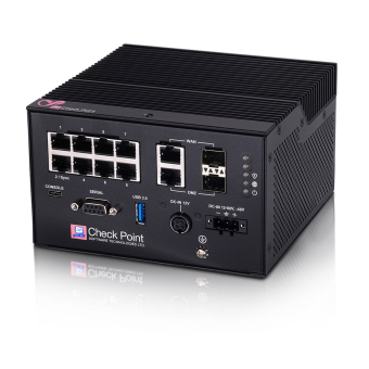 Check Point QUANTUM SPARK 1570 Ruggedized DC Firewall with Next Generation Threat Prevention / Sandblast Bundle (SNBT), 1 year
