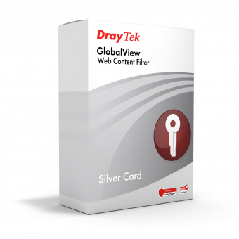 DrayTek Globalview WCF (Silver Card) Annual license for Vigor 2952, 2952P, 2960 ,2962, 300B, 3220, 3900, 3910