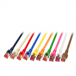 EFB-Elektronik RJ45 Patchkabel S/FTP, Cat.6, LSZH, schwarz, 50,00m 