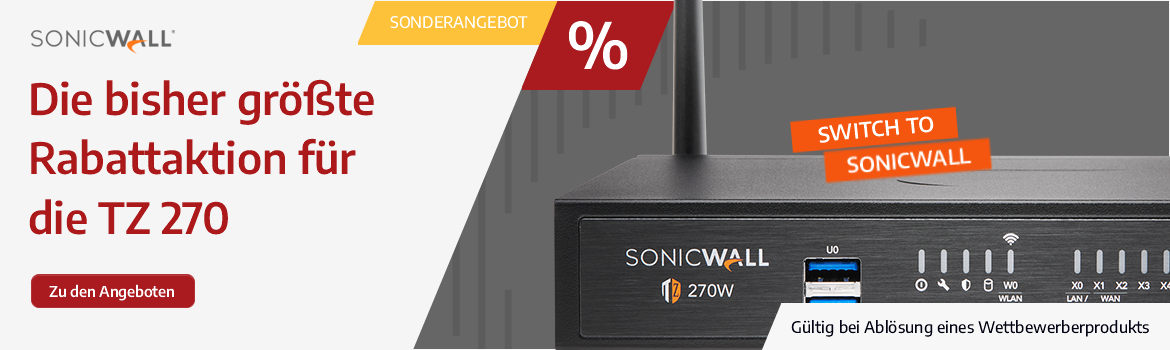 SonicWall TZ 270 SMB-Promo